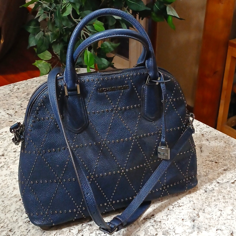 Micheal Kors Hand/ Crossbody Bag With Studded Detail